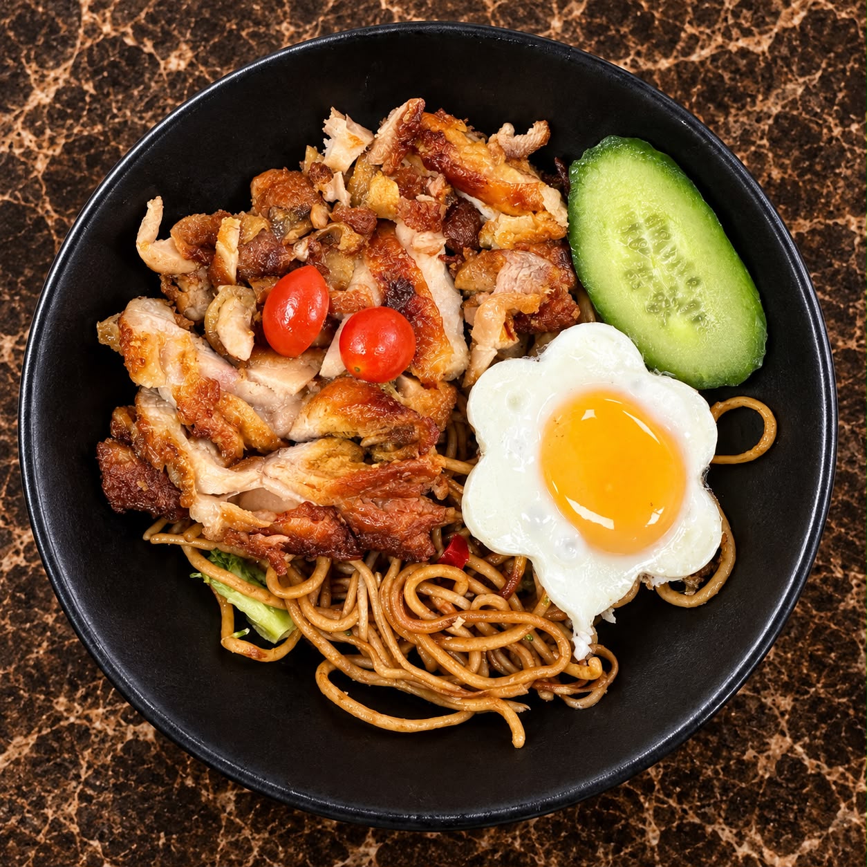 Yakisoba Poulet grille (halal)