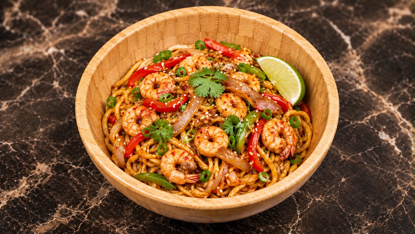 Nouille crevettes