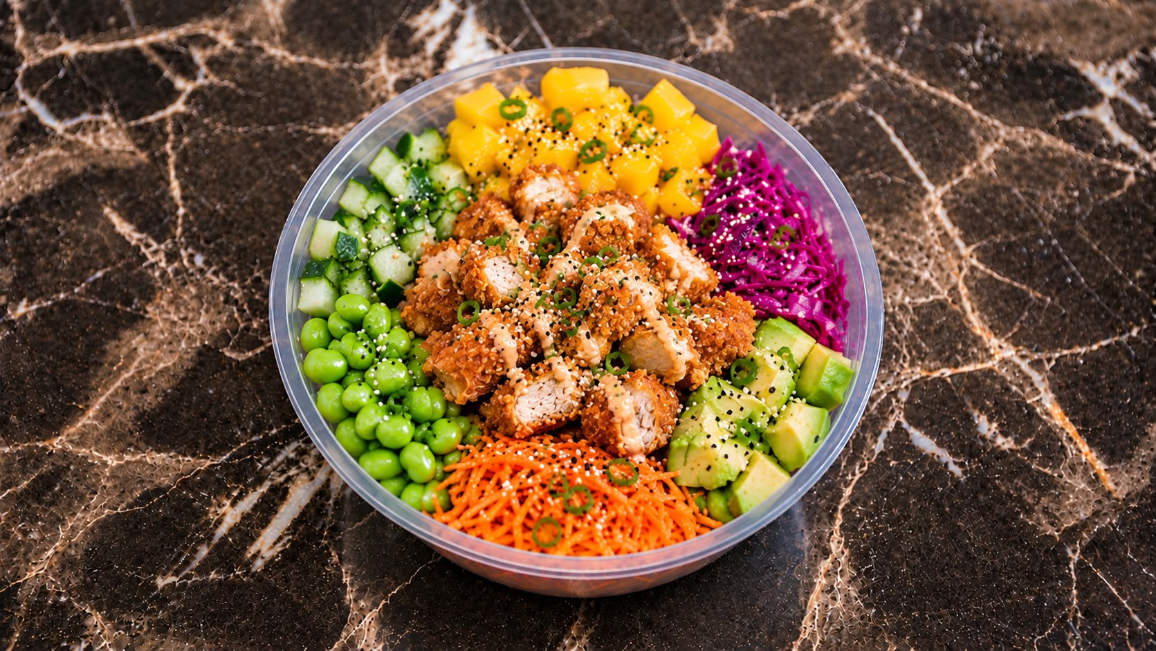 Poke Poulet Croustillant